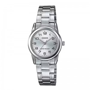Casio LTP-V001D-7BVDF Silver White Lady